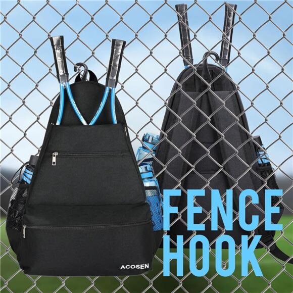 Tennis Bag Tennis Backpack - Large Tennis Bags for Women and Men to Hold Tennis - Picture 6 of 7